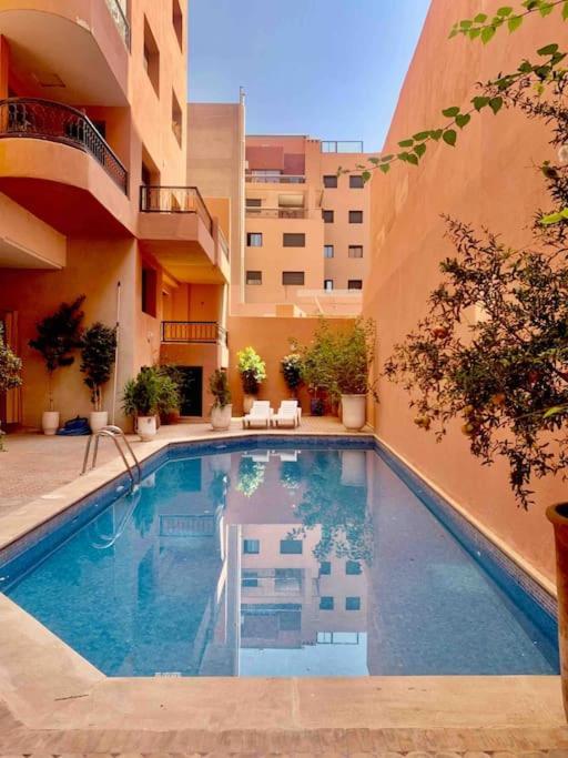 Cosy Appartement Au Coeur De Gueliz Marrakesh Esterno foto